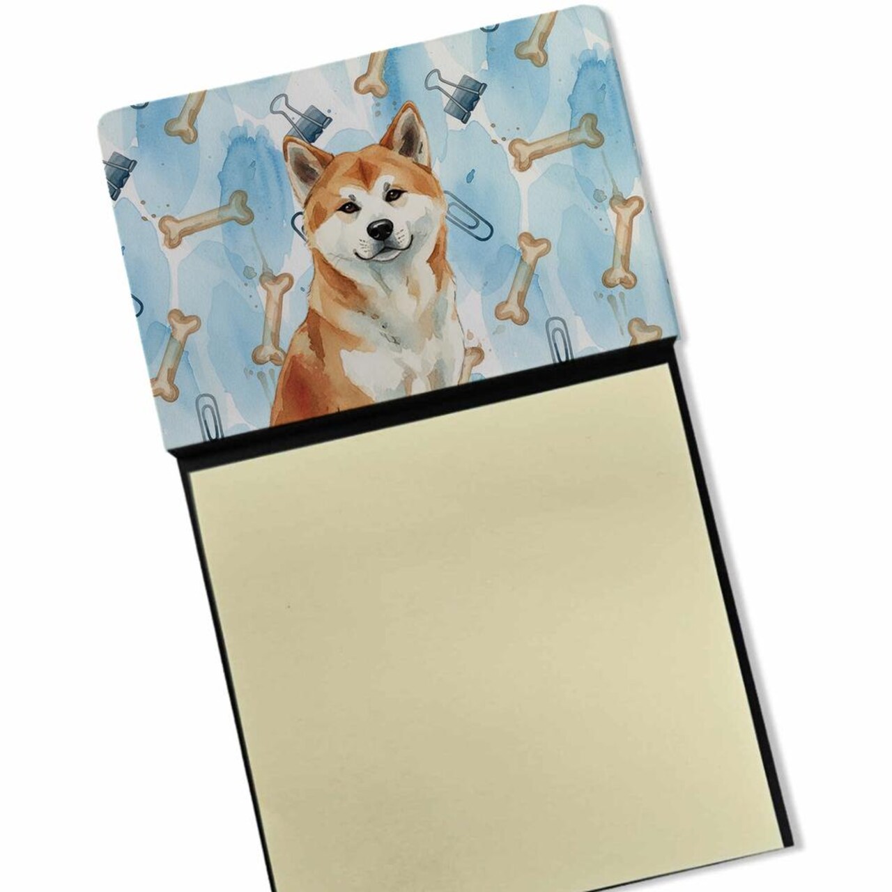 Edge Collections-3" x 3"-Multicolor-Watercolor Coworker Memo Note Holder Refillable Desk Decor-1 Pieces